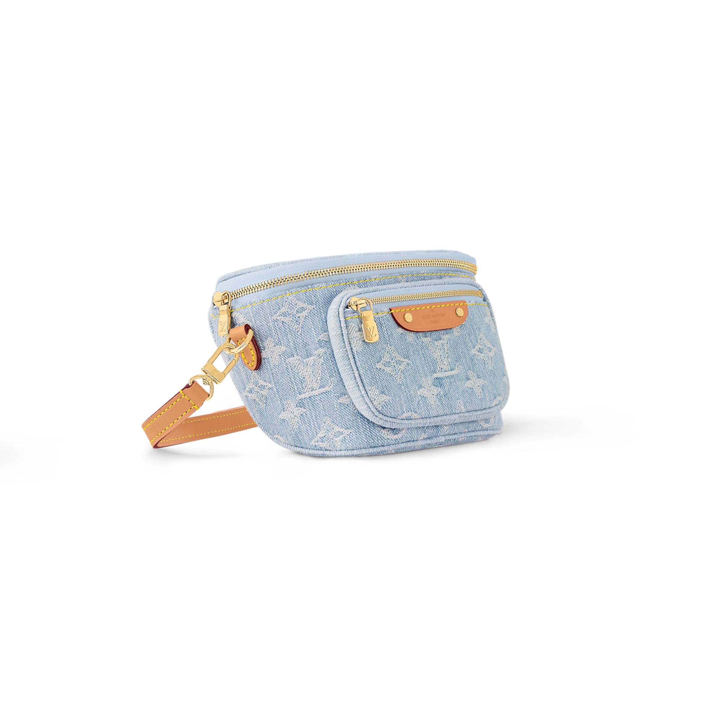 LOUIS VUITTON DENIM MINI BUMBAG M83353 (17*12*9cm)